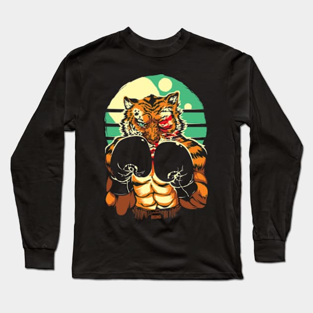 Eye of the tiger Long Sleeve T-Shirt by dracoimagem